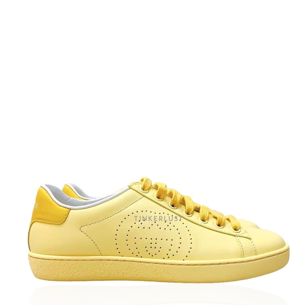 Gucci yellow sneakers clearance